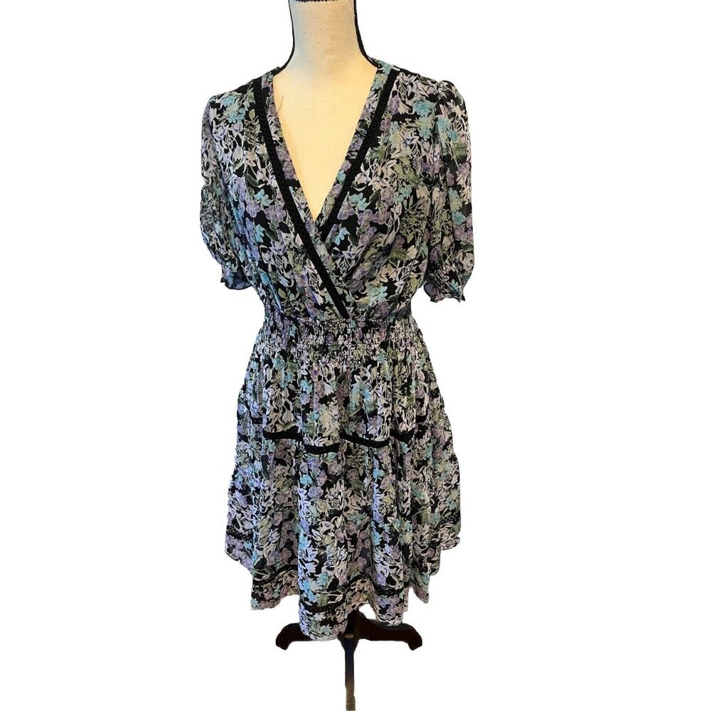 COPY - Dress By Taylor Size 12 Floral For Women Blue Purple Color Flower Design…